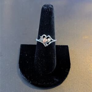 Vintage Black Hills Gold Ring • Coleman CCO • Sterling Silver 925 + 12K Gold
